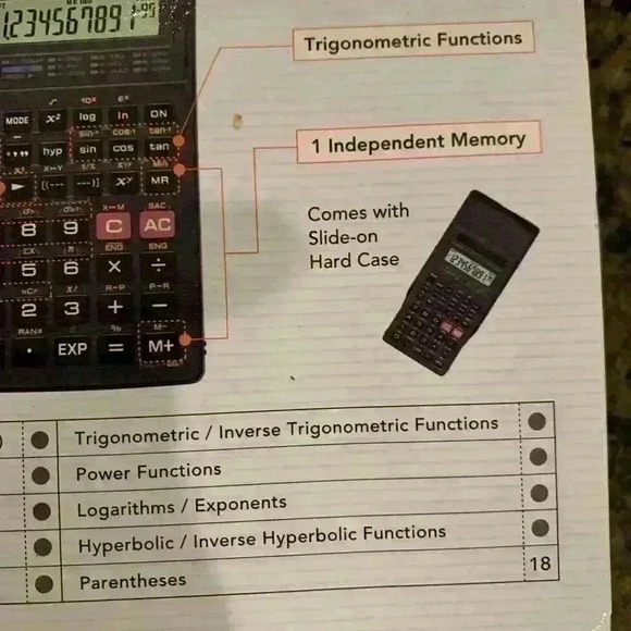 New Casio Fx-260 Solar Scientific Calculator - Picture 8 of 8
